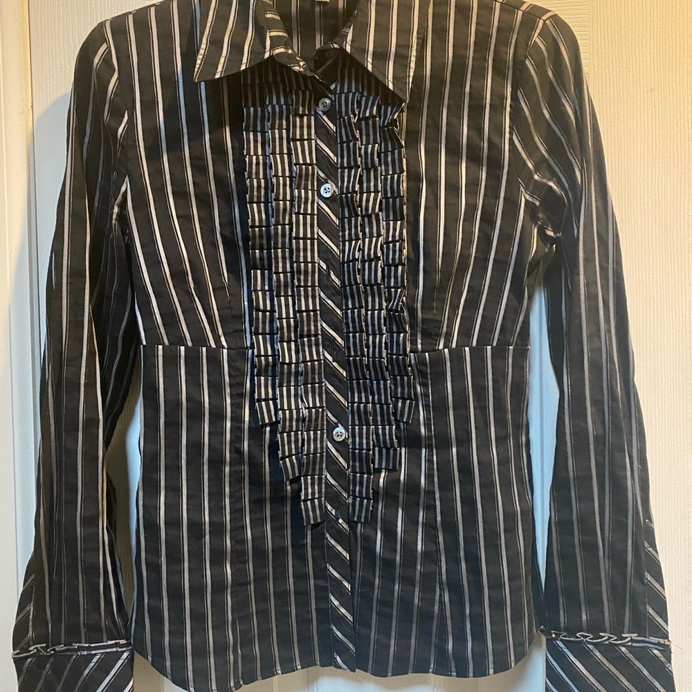 Karen Millen Black Dress Shirt